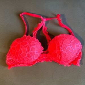NWOT VS Pink Neon Push-up Bra